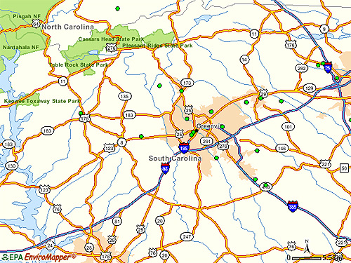 Greenville Area EPA Cleanup Sites