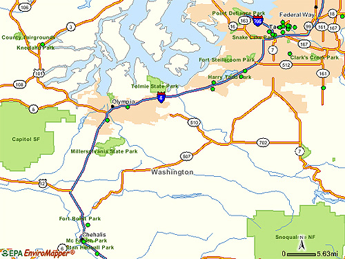 Olympia Area EPA Cleanup Sites